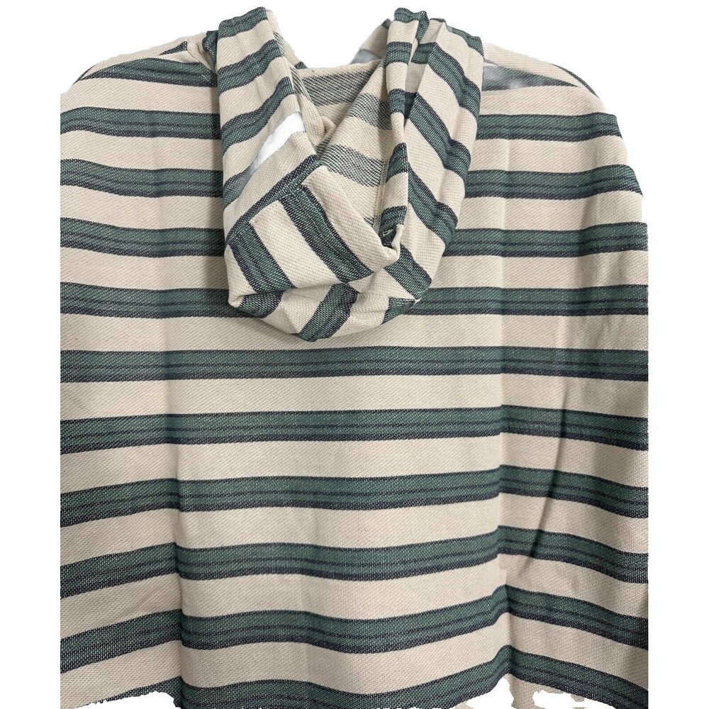 Hurley Men's Striped Modern Surf Hooded Poncho Size XXL New - Picture 10 of 16